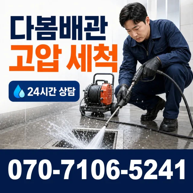 전남광주 영암군 학산면 신덕길 배관청소 상담 이미지 4